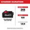 Milwaukee M18 REDLITHIUM HIGH OUTPUT XC6.0 Battery Pack